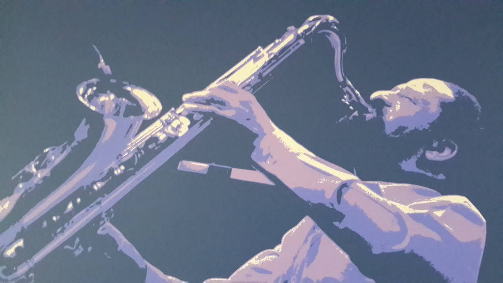 Anko C. Wieringa, zeefdruk Sonny Rollins kopen? Bied vanaf 10!