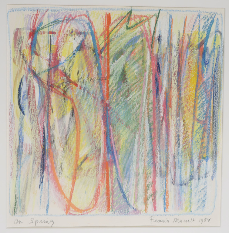 Femia Morselt: Krijttekening, On spring kopen? Bied vanaf 1!