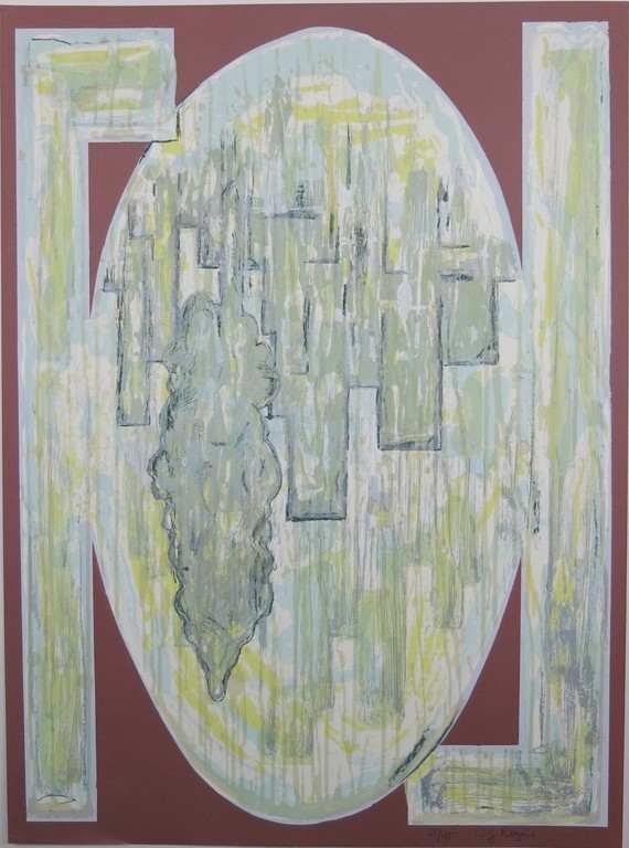 S.G. (Steven) Reyers, zeefdruk, z.t., 1984, ingelijst, 6/45 verkocht voor € 40!