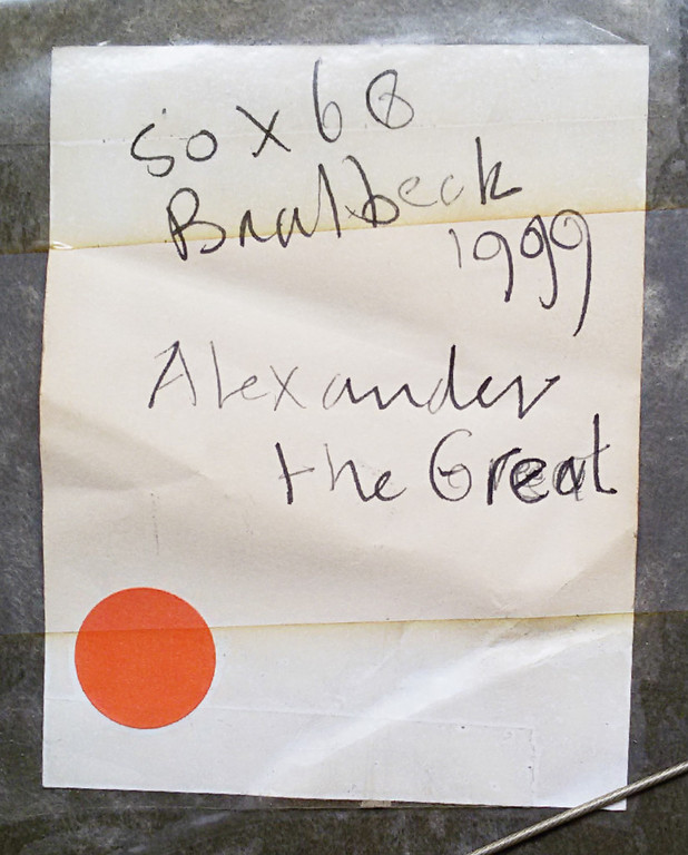 Gerti Bierenbroodspot -  Alexander, gem. techniek (prachtig ingelijst, groot) kopen? Bied vanaf 850!