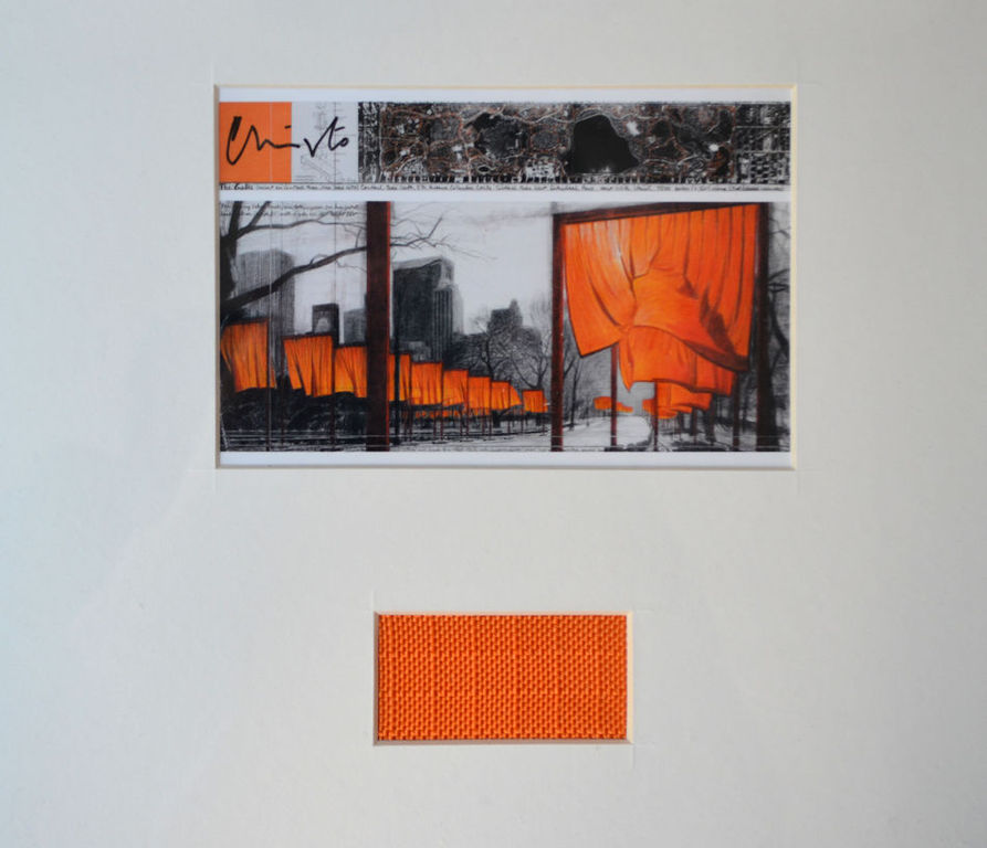 Christo- The Gates NY- collage ingelijst- FREE ship kopen? Bied vanaf 99!