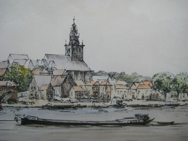Bob Brobbel , kleurenlitho , Nijmegen  kopen? Bied vanaf 5!