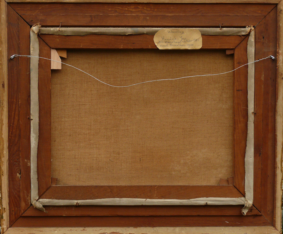 H.J. Wesseling, Olieverf op doek, Bootjes op meer kopen? Bied vanaf 350!