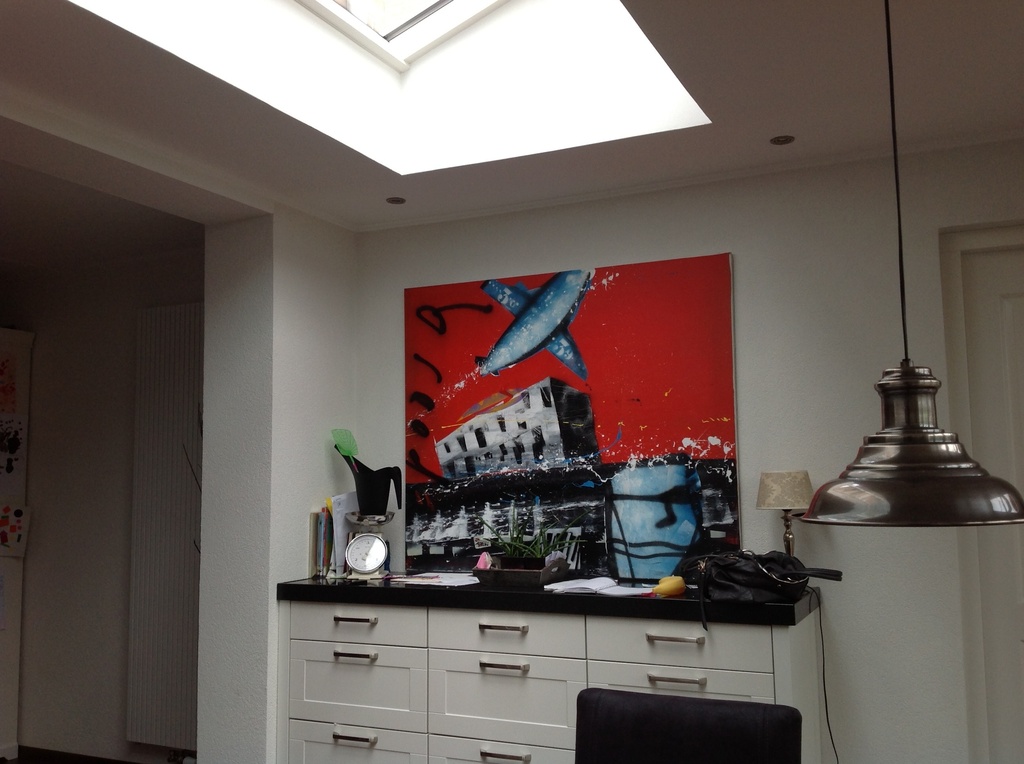 Herman Brood, origineel schilderij 'Plane'. kopen? Bied vanaf 3250!