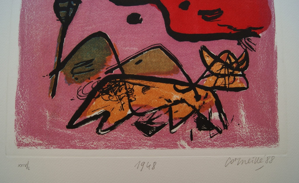 Corneille ets met aquatint 1948-1988. kopen? Bied vanaf 375!