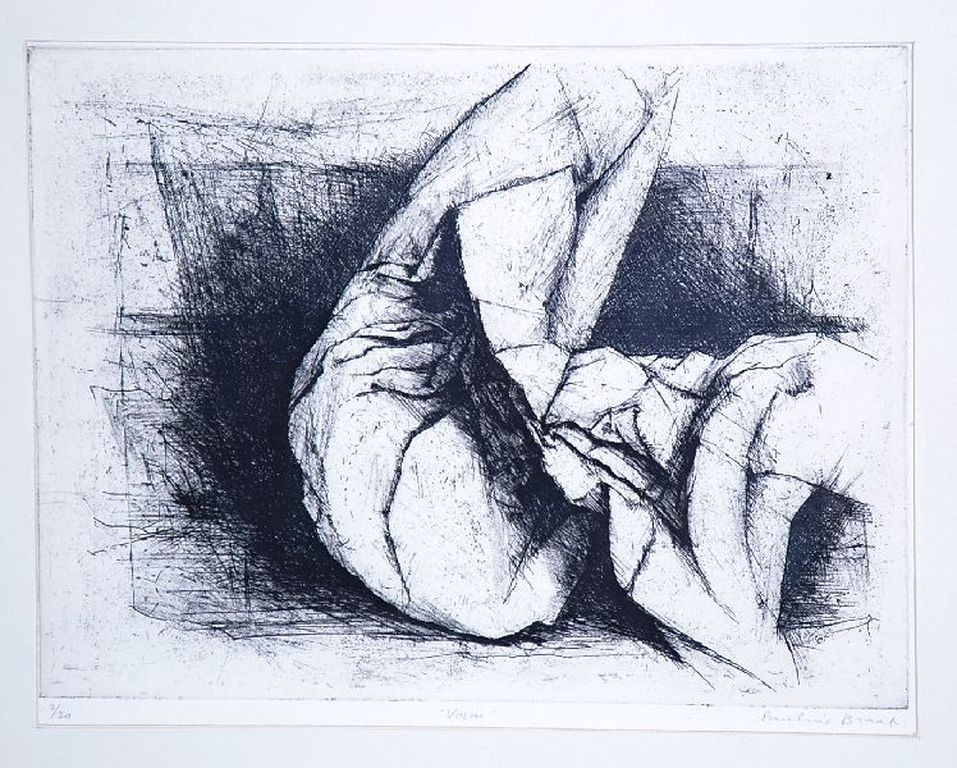 Pauline Braat: Ets/Droge Naald. Vorm verkocht voor € 35!