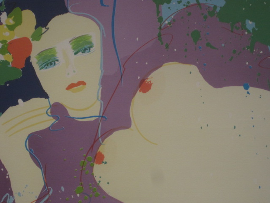 Walasse Ting (1929-2010) COBRA Litho "Grape Flavor" 194/200 handgesigneerd kopen? Bied vanaf 1!