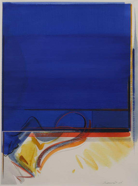 Peter van Drumpt: Aquarel, Zonder titel - Ingelijst kopen? Bied vanaf 40!