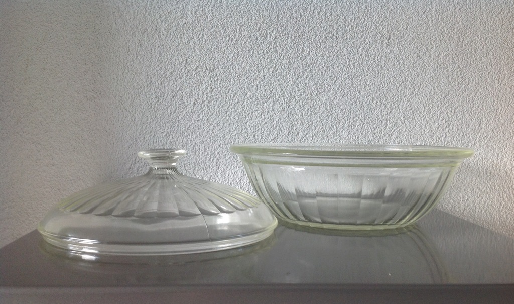 A.D. COPIER: glazen schaal met deksel, Ignex kopen? Bied vanaf 16!