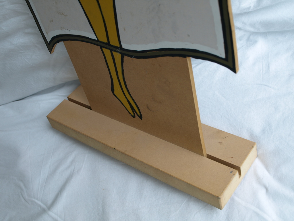 Bart Drost : Ruimtelijk werk met hout - Kiekeboe – 70 cm hoog kopen? Bied vanaf 1!