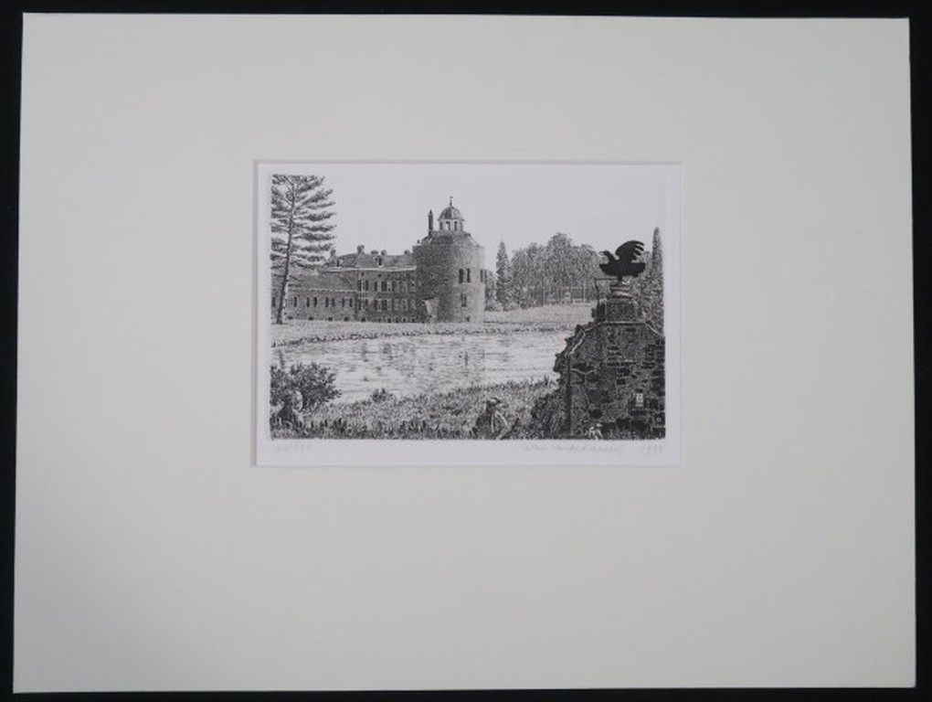 Wim van der Meij: Ets, Kasteel Rozendaal kopen? Bied vanaf 20!