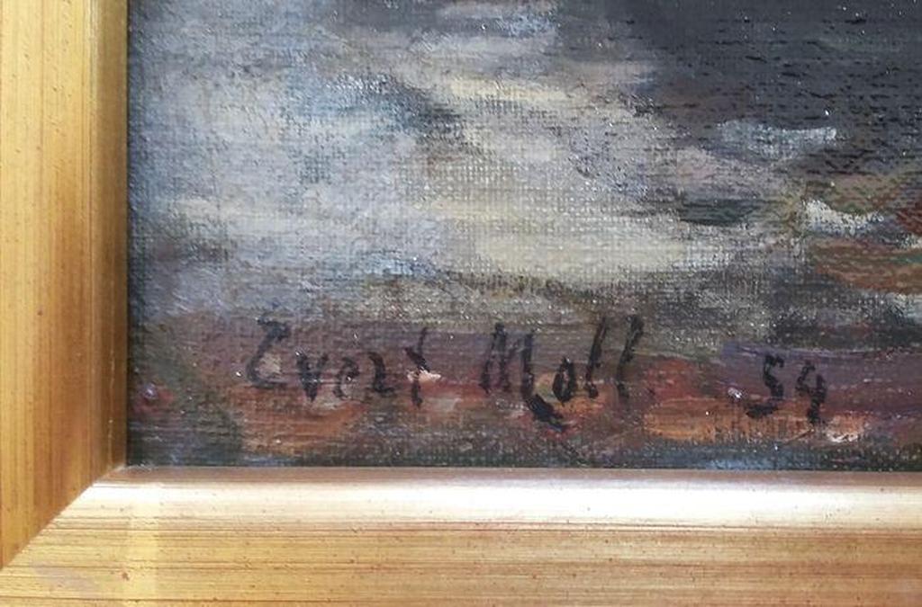 Evert Moll (1878-1955) - Bedrijvigheid rondom een graanelevator kopen? Bied vanaf 675!
