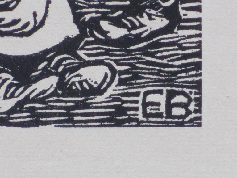 Ernst Barlach, Gruppe im Sturm, Houtsnede kopen? Bied vanaf 55!
