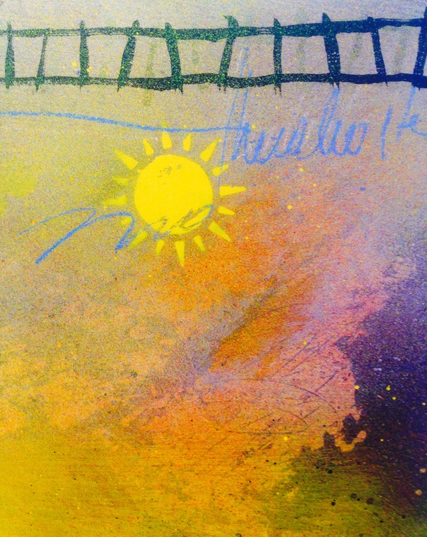 Theo koster, gemengde techniek, slow train coming kopen? Bied vanaf 1!