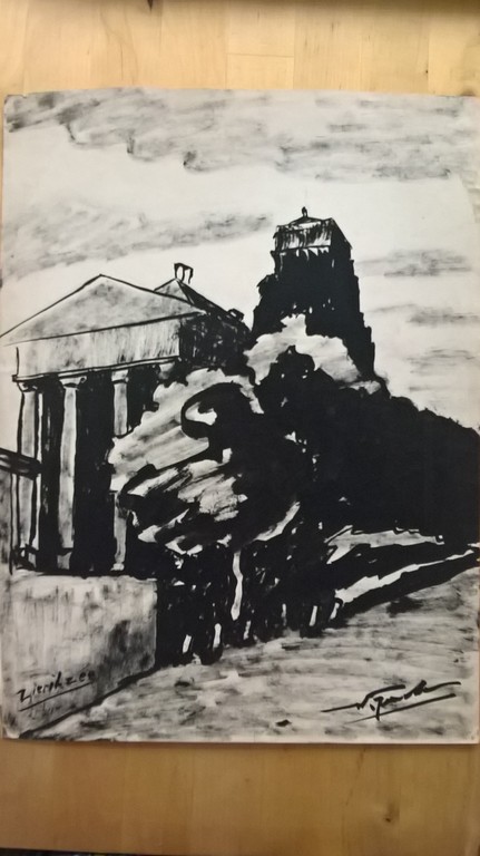 W Jurcka, tekening, Zierikzee  verkocht voor € 61!