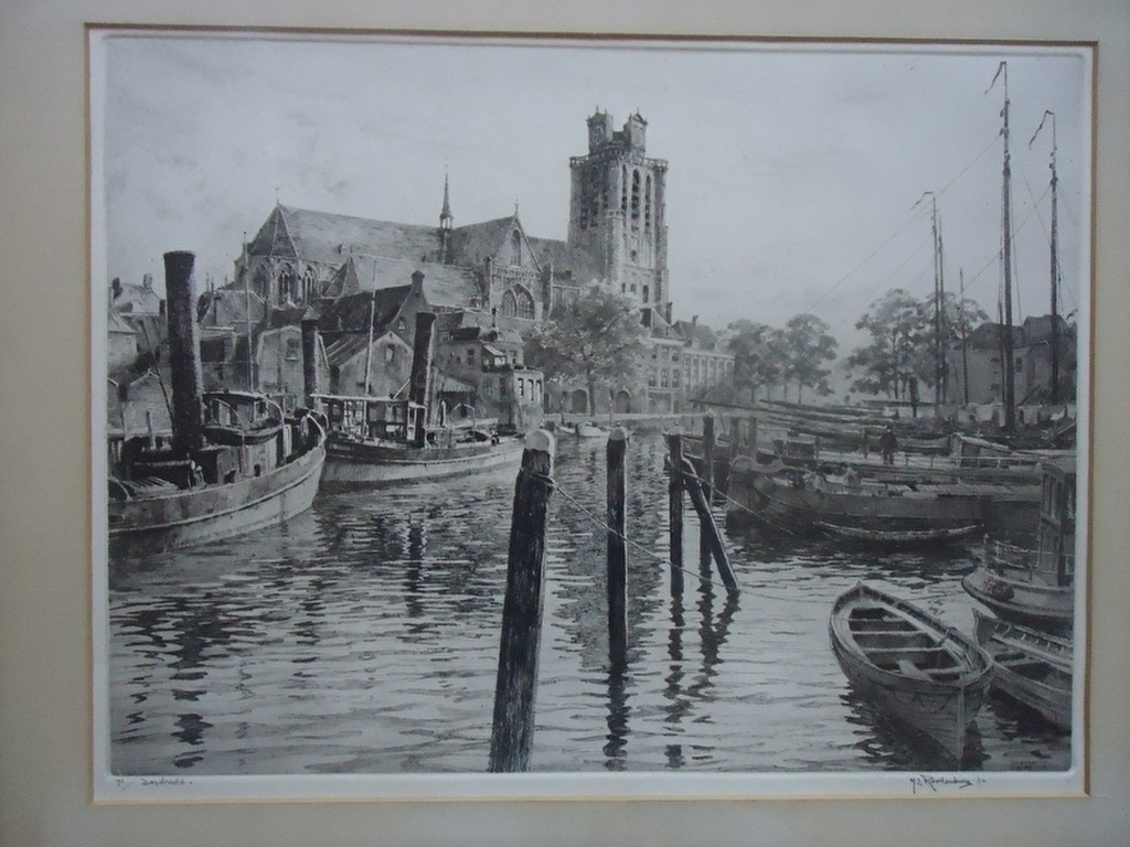 H.E. Roodenburg ( 1895 - 1987 ) - Dordrecht. verkocht voor € 55!
