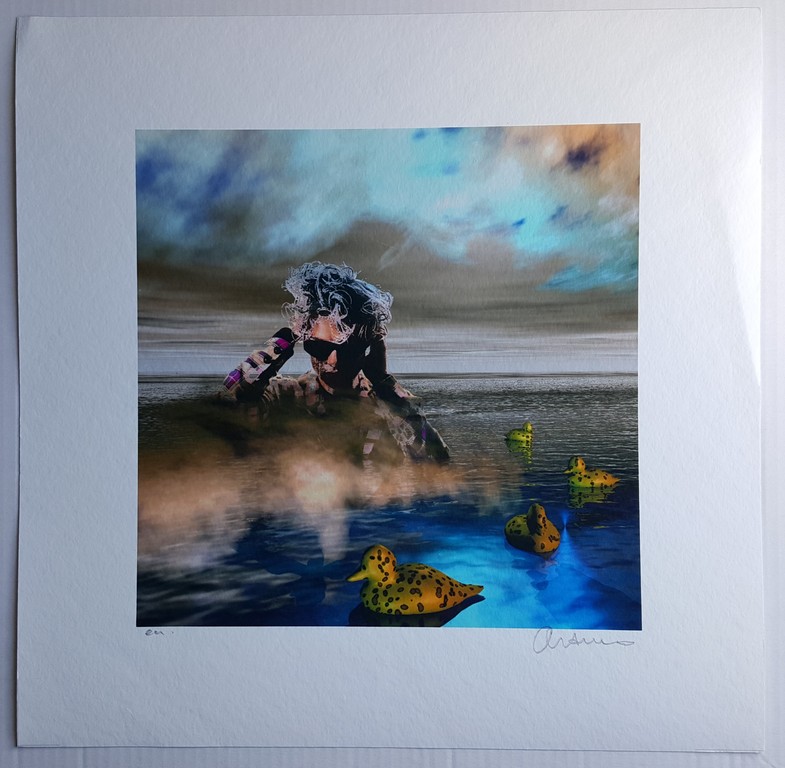 Arturo Parisius "zonder titel" gesigneerde zeefdruk op papier  kopen? Bied vanaf 49!