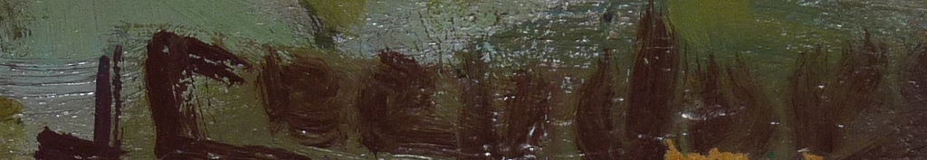 Joop Coenders: Olieverf op board 2x : Boerderij en Landschap met met molen kopen? Bied vanaf 275!