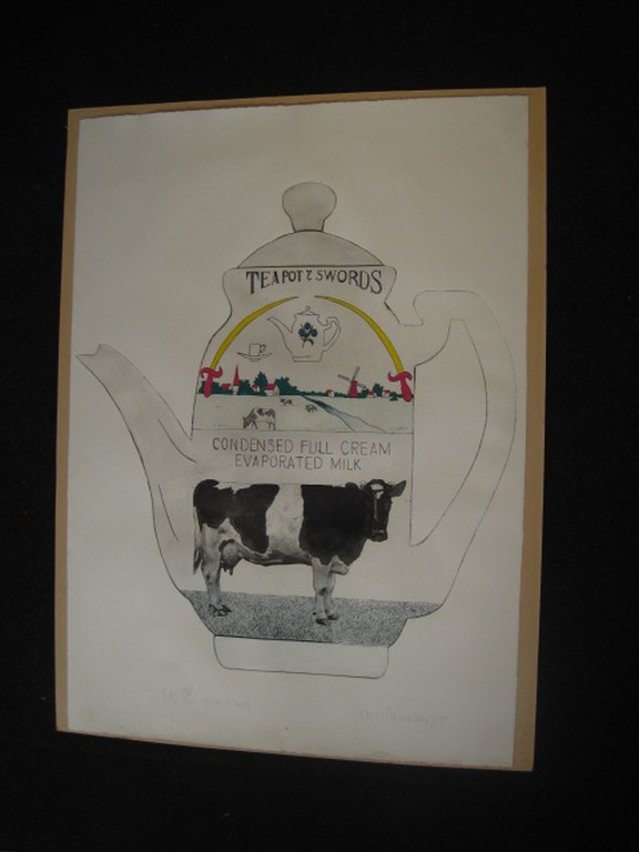 Typerend Grafisch werk van Jan Hofman (1942-) Litho "Teapot" kleine oplage 18/40 kopen? Bied vanaf 1!