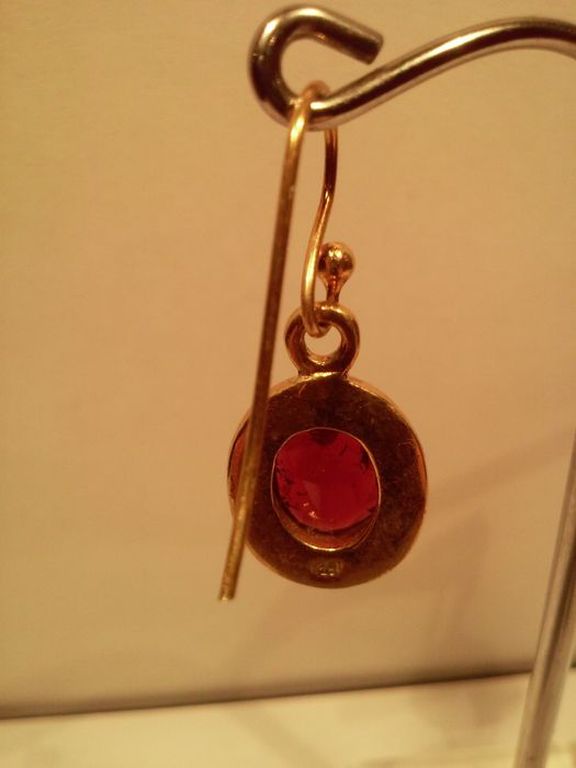 In Nieuw staat design sterling zilveren oorhangers met facet geslepen Amethist kopen? Bied vanaf 35!