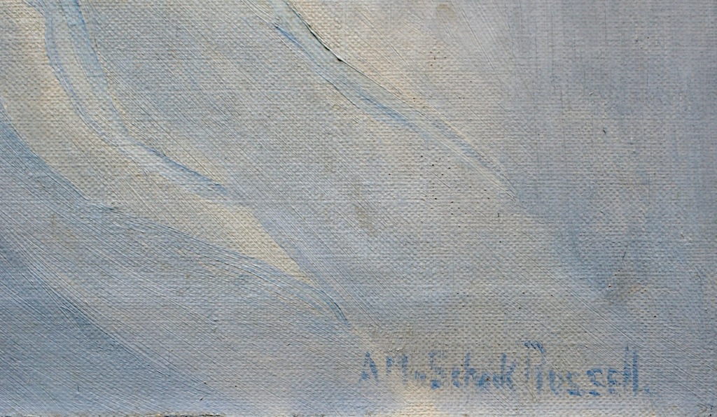 Adeline Maud van Schaik Russell: Impressie van Witte Lelies". Olie op Doek kopen? Bied vanaf 1!