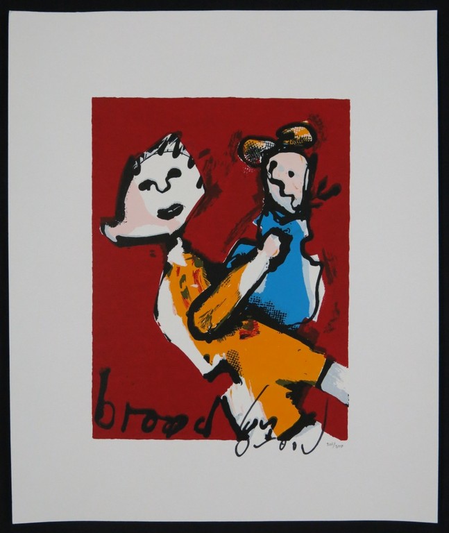 Herman Brood: Zeefdruk, Moeder en kind kopen? Bied vanaf 100!