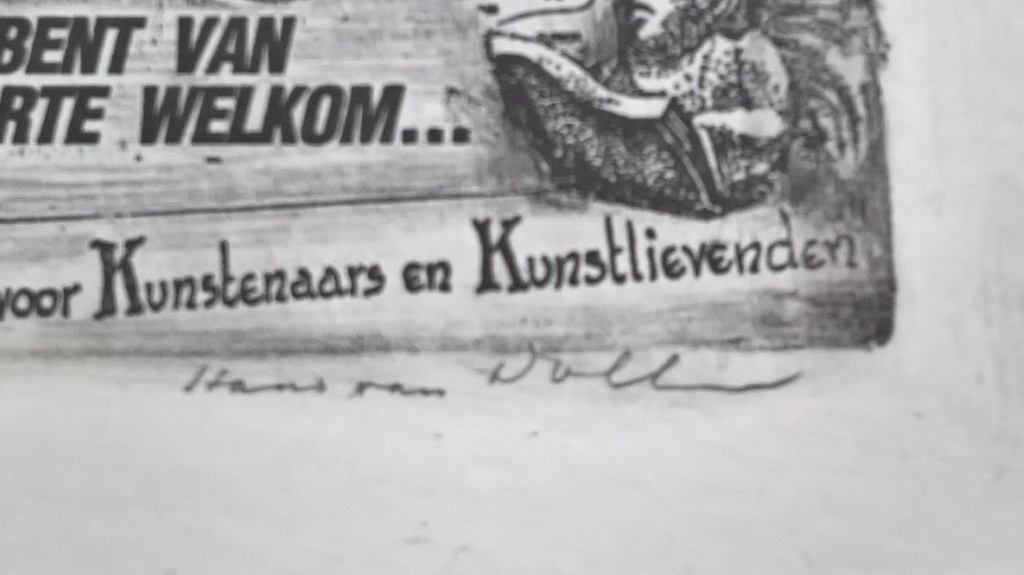 Hans van Dokkum, litho, Blikskaters kopen? Bied vanaf 20!