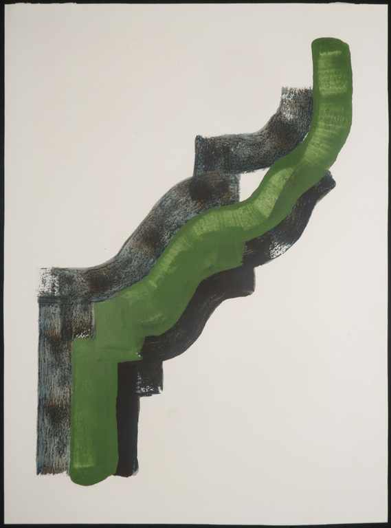 Hans Schraven: Acryl op papier, Abstracte compositie I  kopen? Bied vanaf 1!