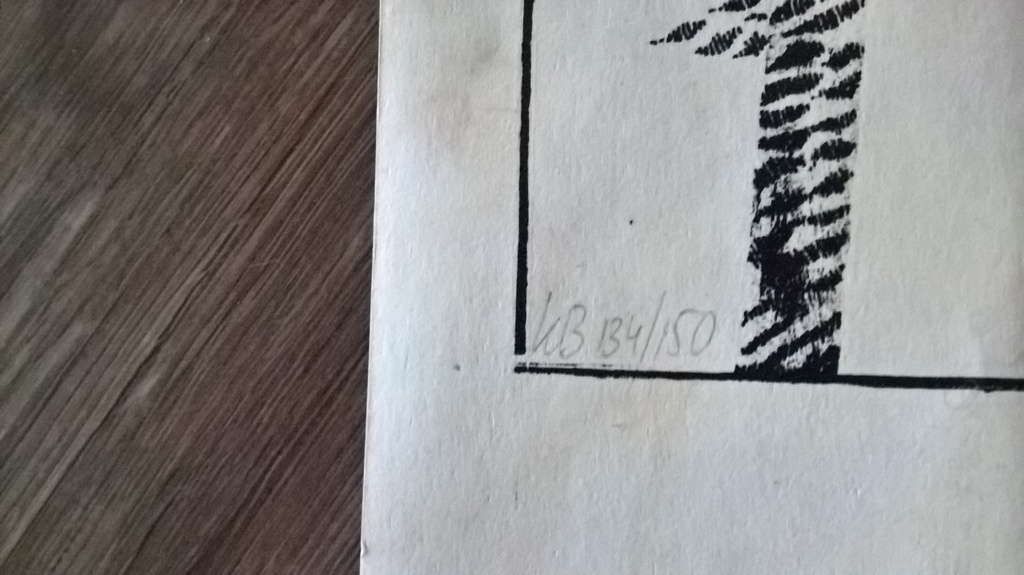 Chris/Kris Buursen, litho, zwevende vogel kopen? Bied vanaf 20!