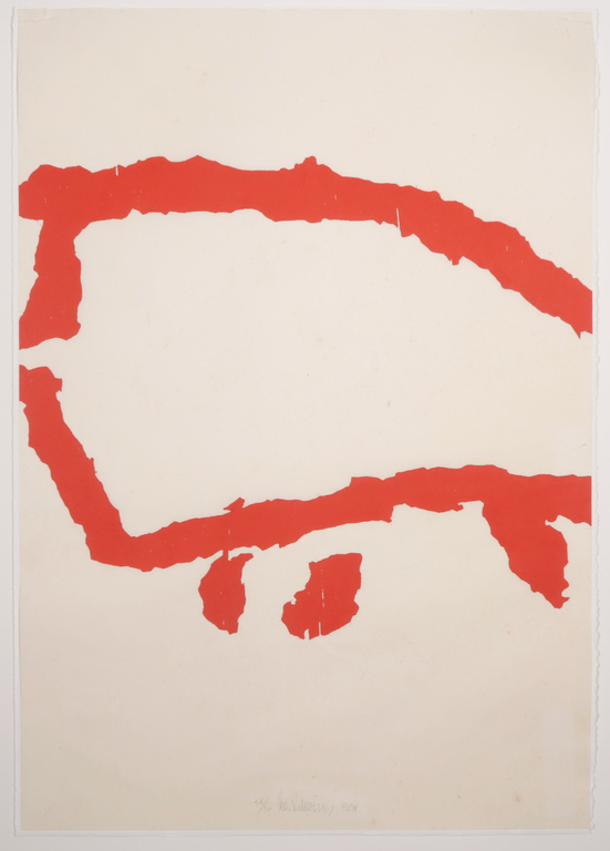 Cees Andriessen: Houtsnede, Z.T. + Anna Enquist: Gedicht, Excursie II verkocht voor € 40!