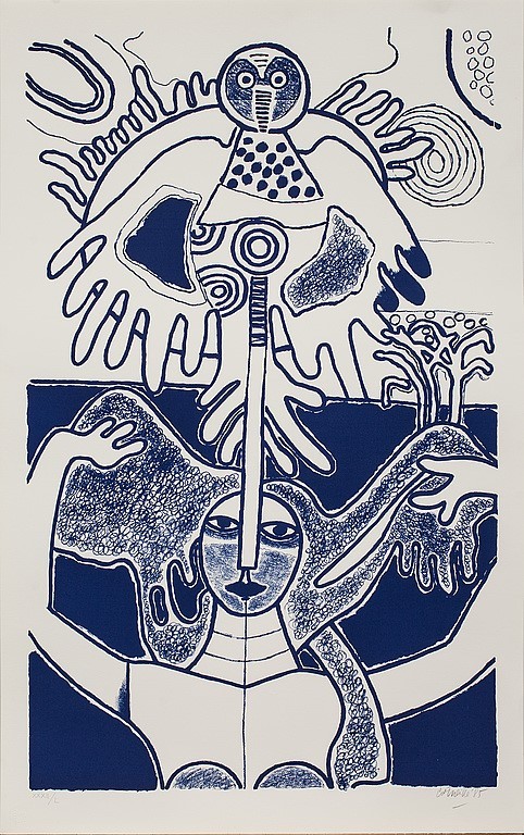 Corneille: Litho, Soleil Levant (groot!) kopen? Bied vanaf 250!
