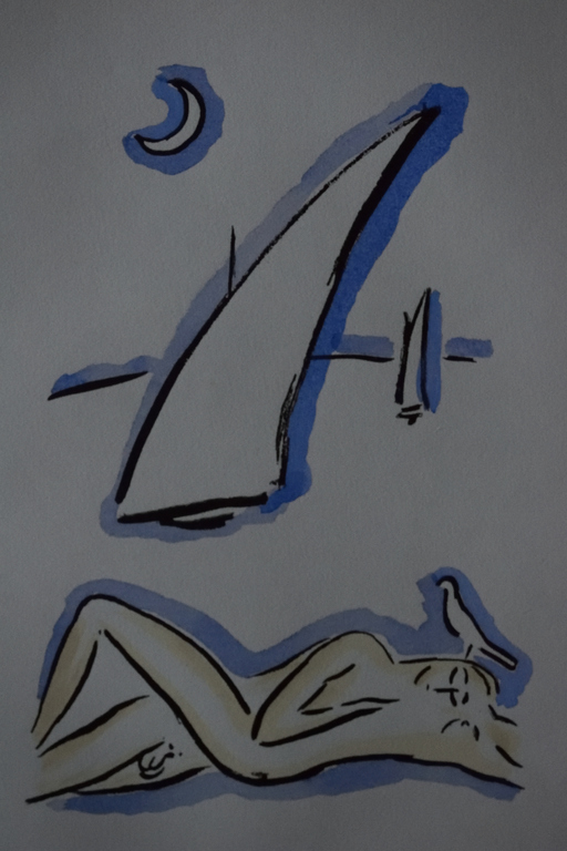 Kees van Dongen - Pochoir la Garconne - Op het Strand kopen? Bied vanaf 225!