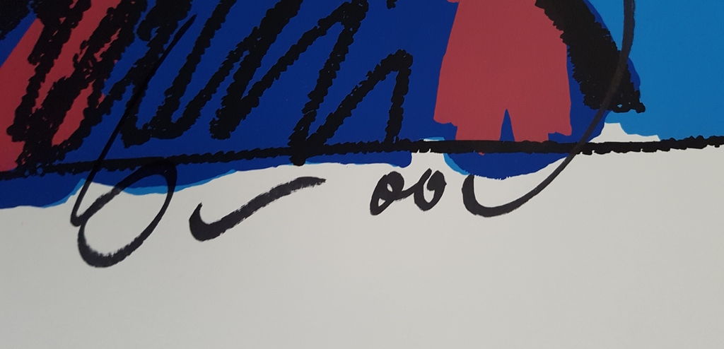 Originele zeefdruk van Herman Brood - Nee Niet Nu  kopen? Bied vanaf 225!