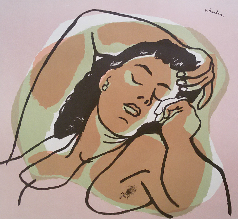 Jan van Keulen - Dormeuse, litho verkocht voor € 46!