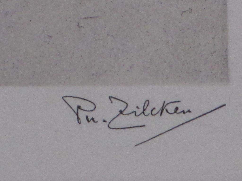 Philip Zilcken, Het Mallegat Delft, Litho kopen? Bied vanaf 45!