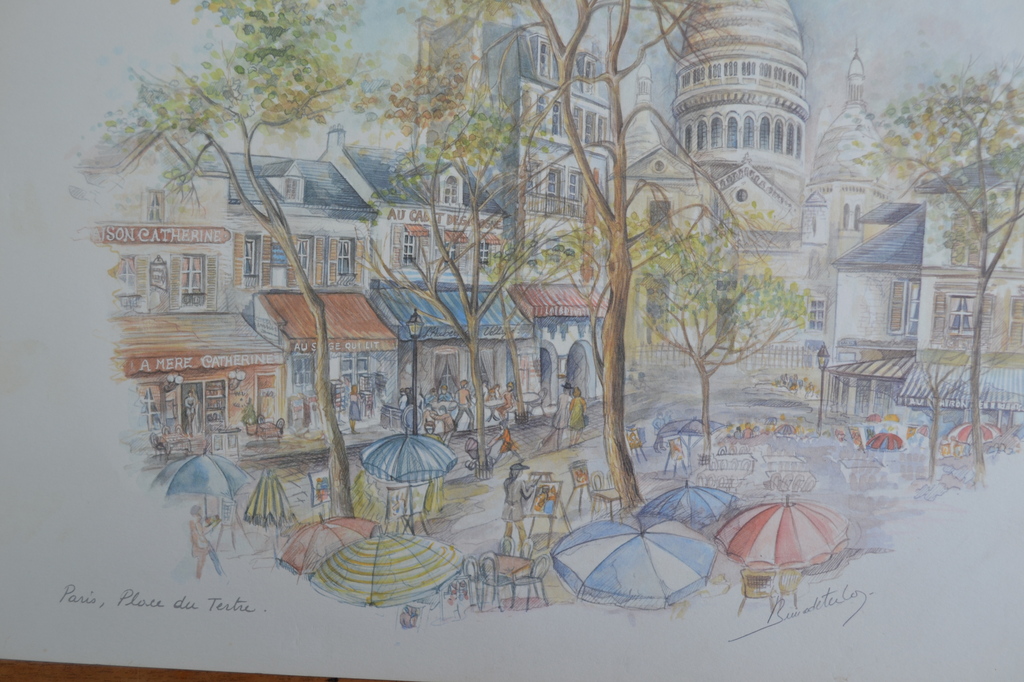 Bernadette Vos - drie lithografieën  - Parijs kopen? Bied vanaf 1!