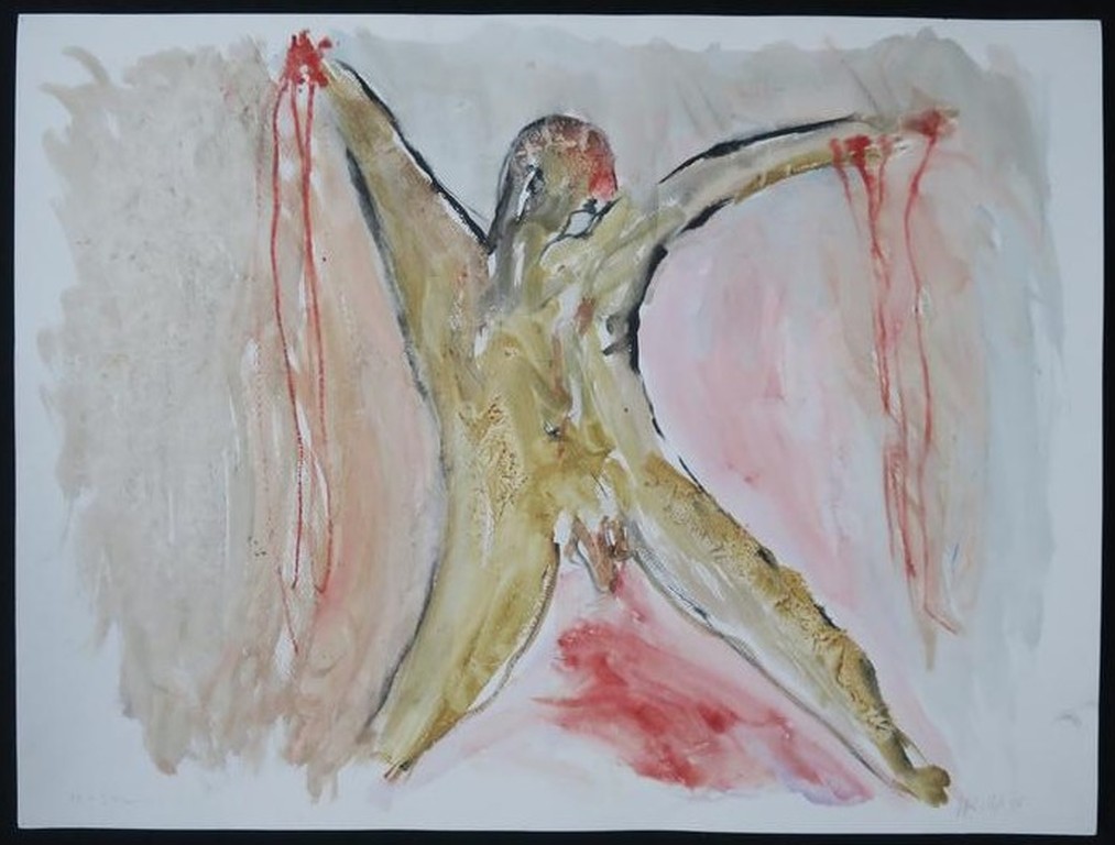 Hans Kuijs: Aquarel, Z.T. kopen? Bied vanaf 1!