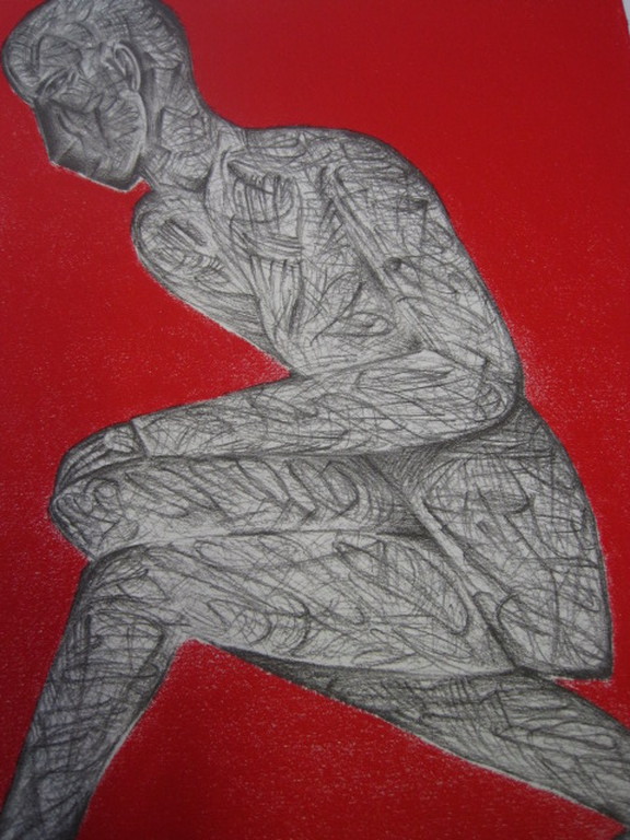 Late en  zeldzame 1987 gesigneerde Kees Spermon (1941-1992) Lithografie  kopen? Bied vanaf 1!