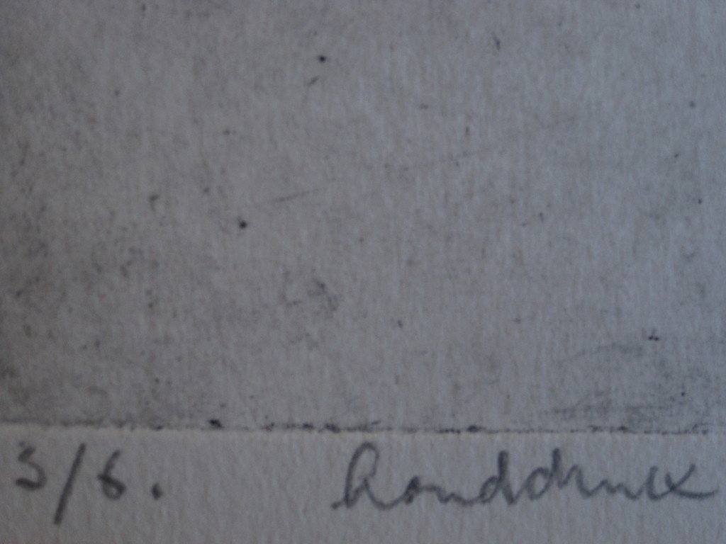 Handdruk Nr. 3 van 6 "Fantasie figuur" gesigneerd Frank Lodeizen 1931-2013 kopen? Bied vanaf 1!
