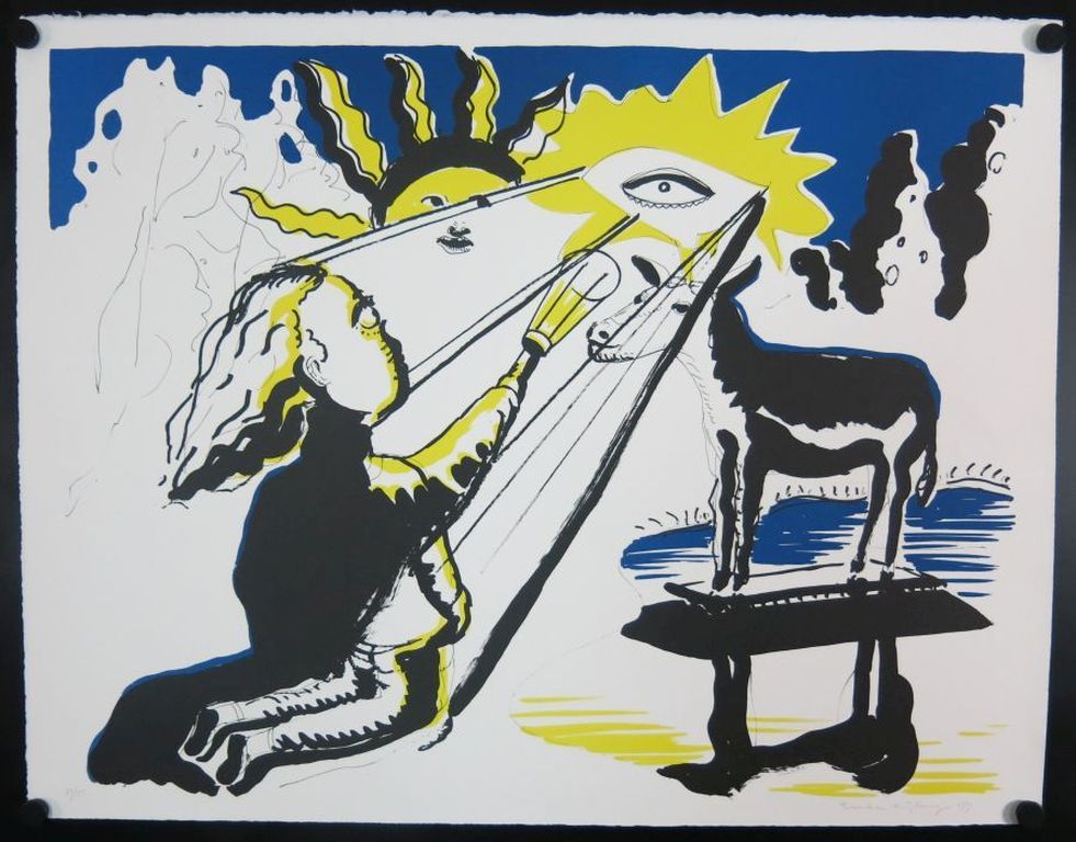 Rinke Nijburg: Litho, Hert van Hubertus kopen? Bied vanaf 1!