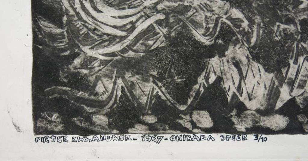 Pieter Zwaanswijk: Ets/Aquatint, Onibaba Sfeer  kopen? Bied vanaf 1!