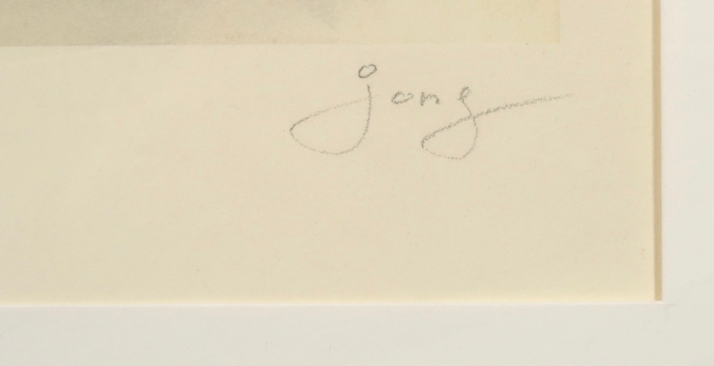 Onbekend gesigneerd: Offset, Zonder titel - Ingelijst kopen? Bied vanaf 1!