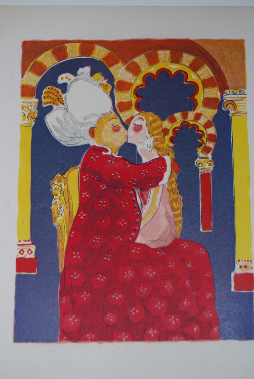 Kees van Dongen, Houtgravure Mille Nuits et un Nuit, 1955 verkocht voor € 50!