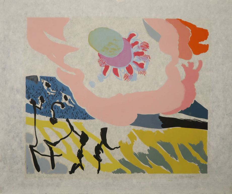 Marianne van der Heijden: Linosnede, Ruimtelijk contact kopen? Bied vanaf 20!