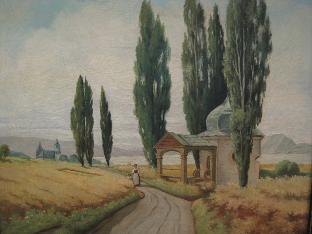 G. Dulle 1874-1969 Magisch realisme "Italie Toscane" olieverf ca 1930 kopen? Bied vanaf 1!