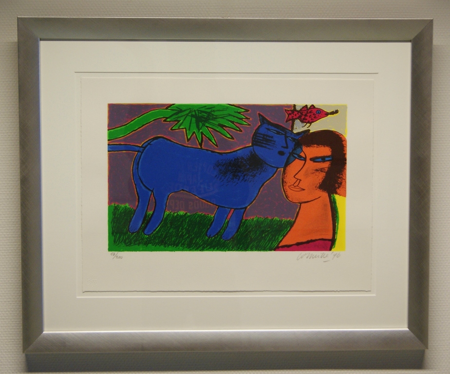 Corneille ingelijste kleurrijke litho - gesigneerd/genummerd -  1996 kopen? Bied vanaf 200!