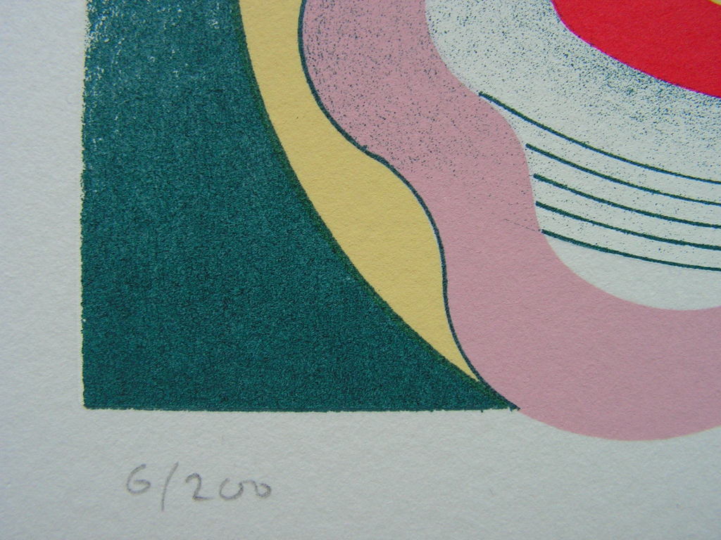 Bert Boogaard  -  zeefdruk  -  compositie kopen? Bied vanaf 1!