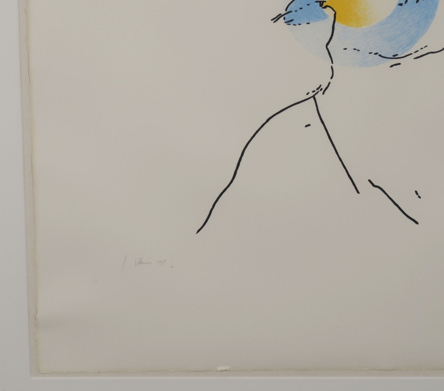 Jaap Hillenius: Litho, Zonder titel - Ingelijst kopen? Bied vanaf 1!