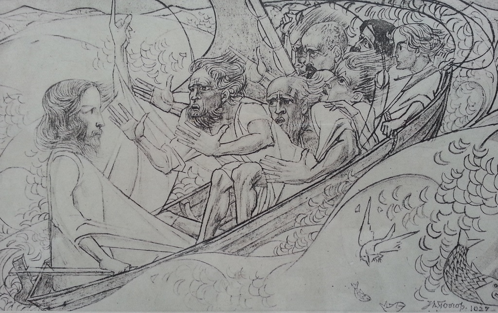 Jan Toorop - originele litho, handgesigneerd 1927 verkocht voor € 110!