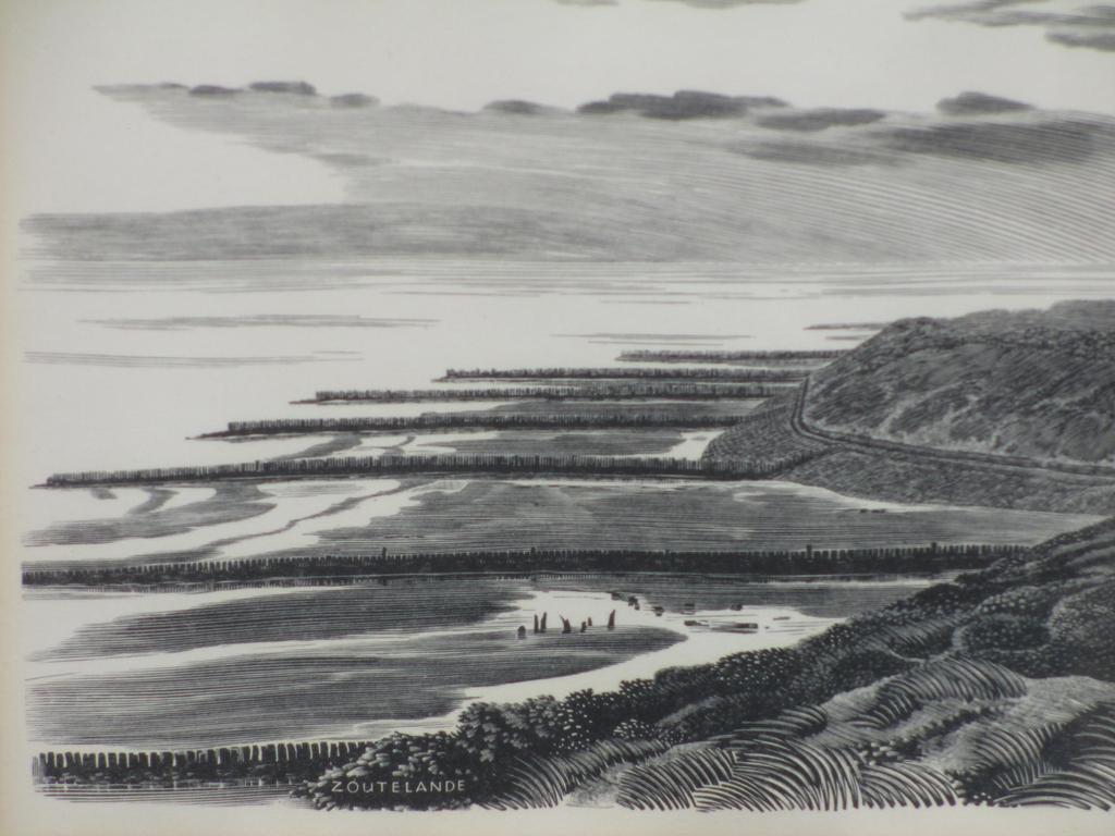 Dirk van Gelder, Strand en duinen bij Zoutelande, kopergravure kopen? Bied vanaf 85!